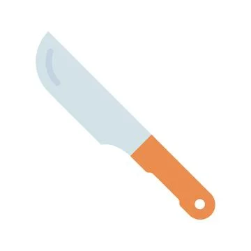 Kitchen Knife icon vector image. Stock Illustration