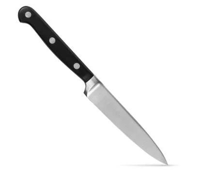Kitchen knife isolated on white background Stock Photos