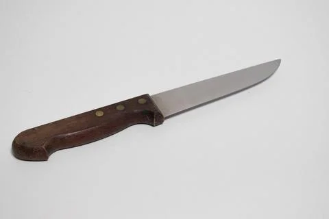 Kitchen knife isolated on white background Stock Photos