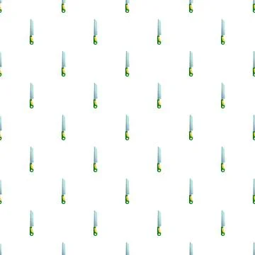 Kitchen knife seamless pattern preparing homemade food Stock Illustration