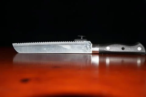 Kitchen knife set for cheff Stock Photos