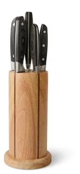 Kitchen knife set Stock Photos