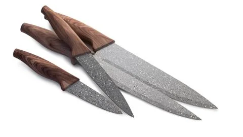 Kitchen knife set Foto stock