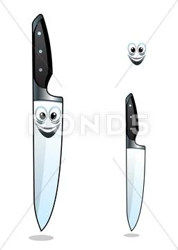 Kitchen and Meat Cutting Knives Realistic Set by VectorTradition