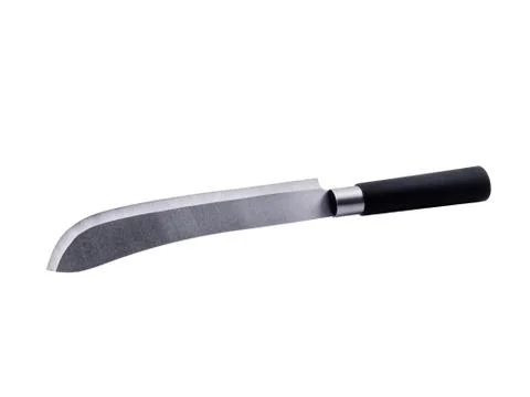 Kitchen knife with white background Stock Photos