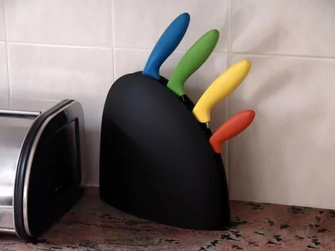 Kitchen knifes Stock Photos