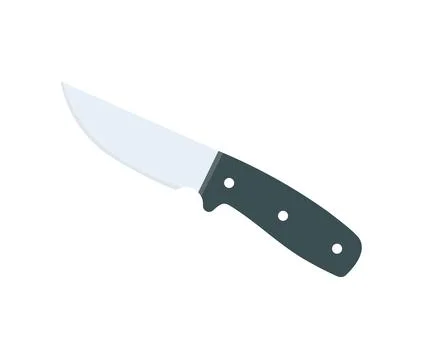 Kitchen knive Utensil for cooking vector design and illustration. Stock Illustration