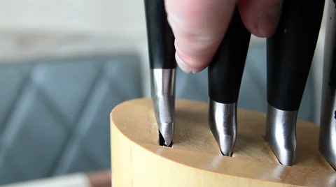 Kitchen knives 動画素材 49195406