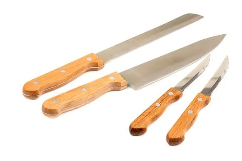 Kitchen knives Stock Photos