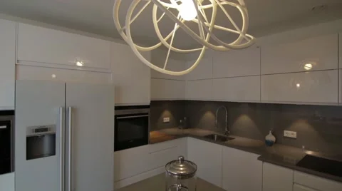 Kitchen lamp tilt Stock Footage 53080840