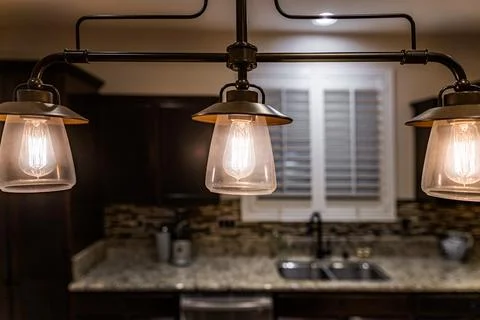 Kitchen Light Fixture Stock Photos