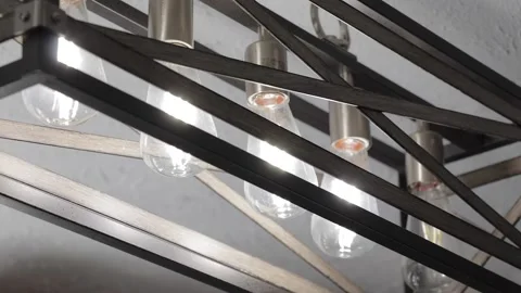 Kitchen Lights Off and On Stock Footage 169974419