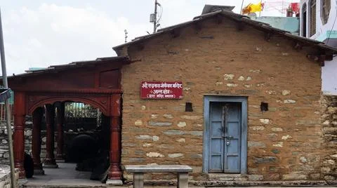 Kitchen located within the temple premises of Gopeshwar in Chamoli, Uttarak.. Stock Photos