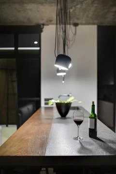 Kitchen in loft style Foto stock