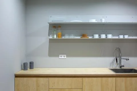 Kitchen in loft style Fotos de archivo