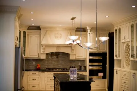 Kitchen luxury home Stock Photos