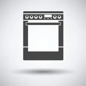 Kitchen main stove unit icon Stock Illustration
