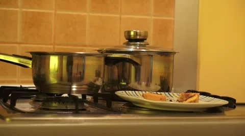 Kitchen Mess 001 Stock Footage 15209467