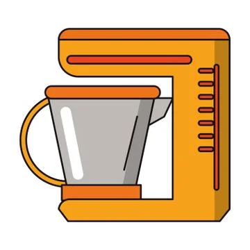 Kitchen mixer electronic device Stock Illustration