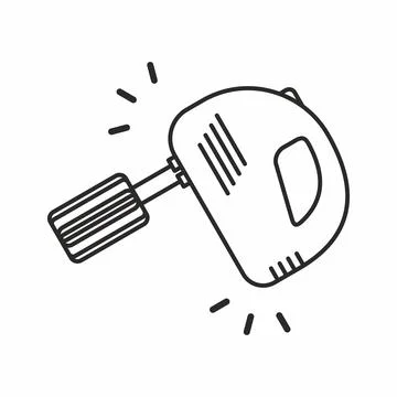 Kitchen mixer icon Stock Illustration