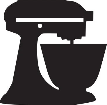 Kitchen mixer icon on white background. mixer sign. stand mixer symbol. Stock Illustration