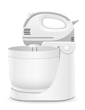 Kitchen mixer illustration Stock Illustration