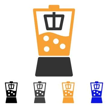 Kitchen Mixer Vector Icon Stock Illustration