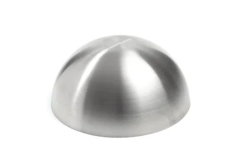 Kitchen mixing stainless steel Bowl isolated on white Background Stock Photos