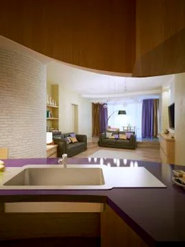 Kitchen  modern style Stock Illustration