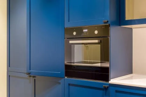 Kitchen in modern style Stock Photos
