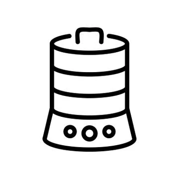 Kitchen multi tier double boiler icon vector illustration Illustrazione stock