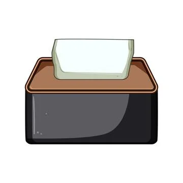Kitchen napkin holder cartoon vector illustration Illustrazione stock