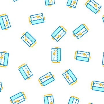 Kitchen napkin vector seamless pattern Stock Illustration