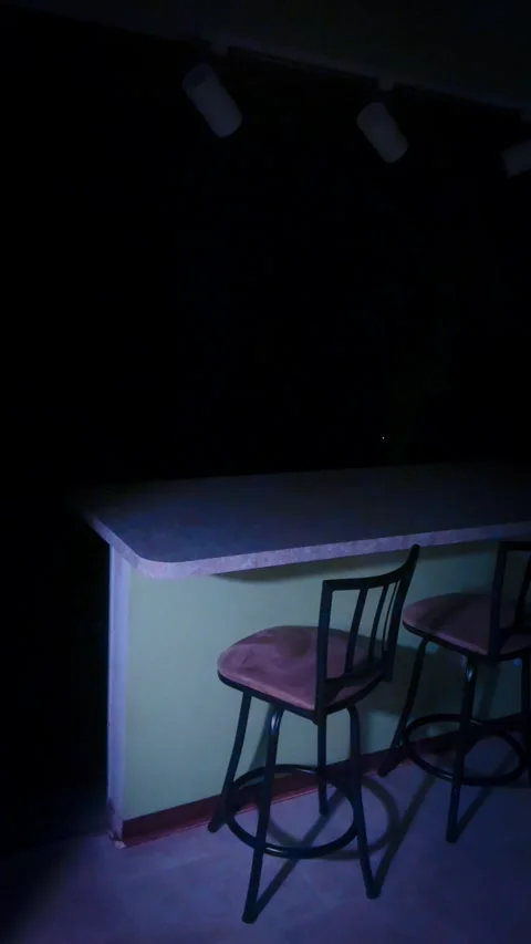 Kitchen at night Stock Footage 279521561