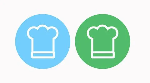 Kitchen or Chef icon set. Stock Illustration