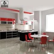 Kitchen Set P1 3D model