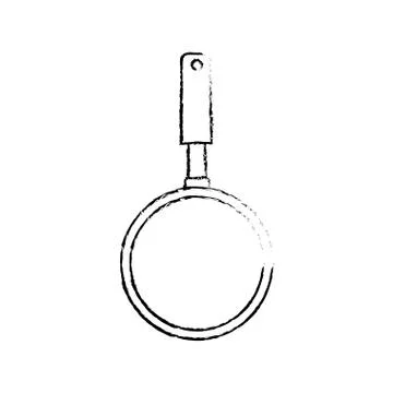Kitchen pan cookware Stock Illustration