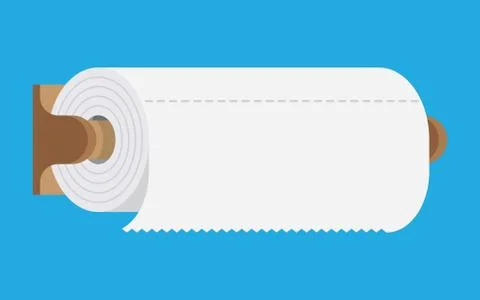 Kitchen paper towel Stock Illustration