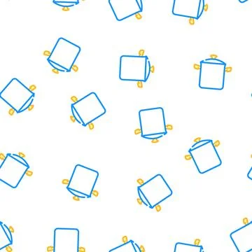 Kitchen pot cooking vector seamless pattern 스톡 일러스트