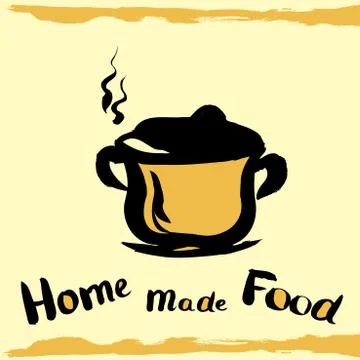 Kitchen pot Stock Illustration