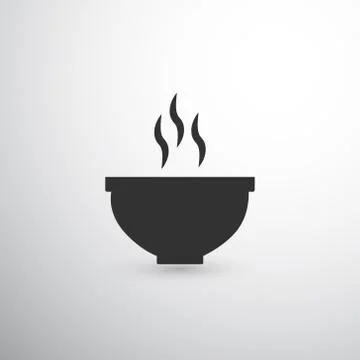 Kitchen pot steaming Stock Illustration