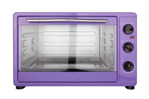 Kitchen purple oven Stock Photos