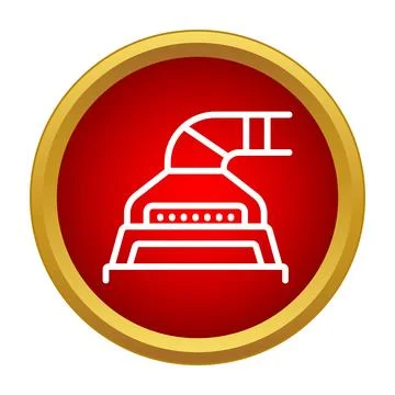 Kitchen range hood icon symbolizing cooking ventilation system Stock Illustration