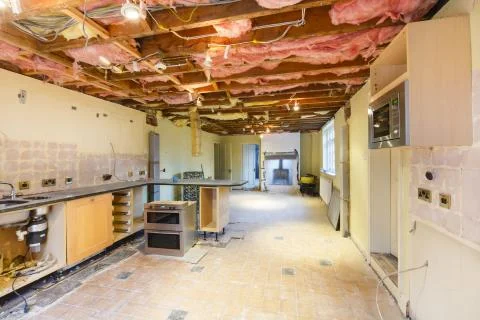Kitchen refurbishment Stock Photos