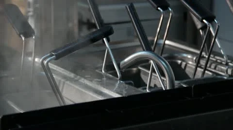 Kitchen Restaurant - boiling water Video stock 12032671