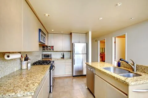 Kitchen room interior Stock Photos