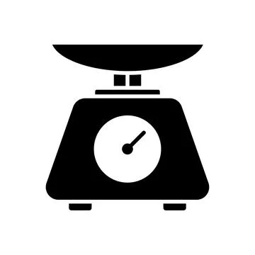 Kitchen Scale Icon vector Design illustration Stock Illustration