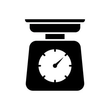 Kitchen Scale Icon vector Design illustration Stock Illustration
