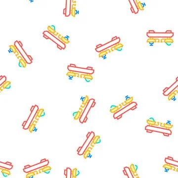 Kitchen scale vector seamless pattern Illustrazione stock