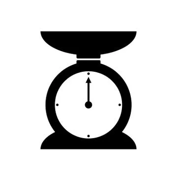 Kitchen scales icon 스톡 일러스트
